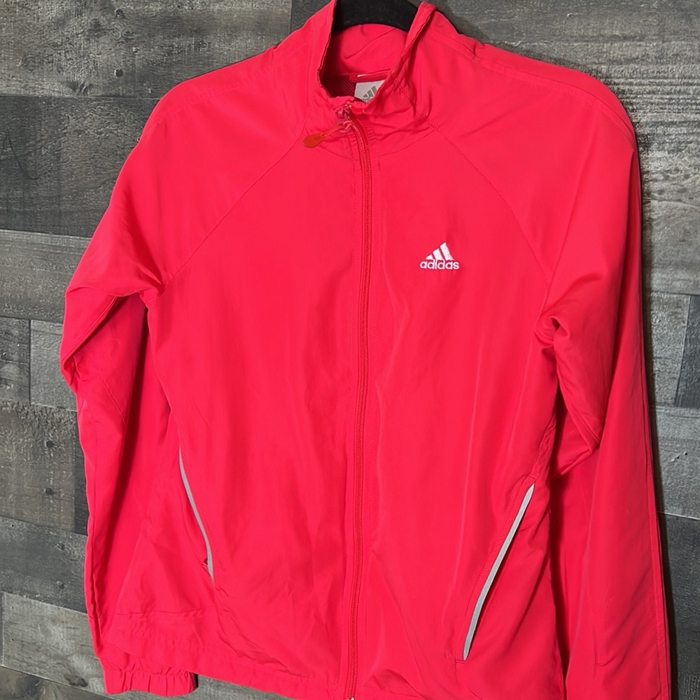 Pink Adidas Wind Breaker Jacket - Picture 2 of 6